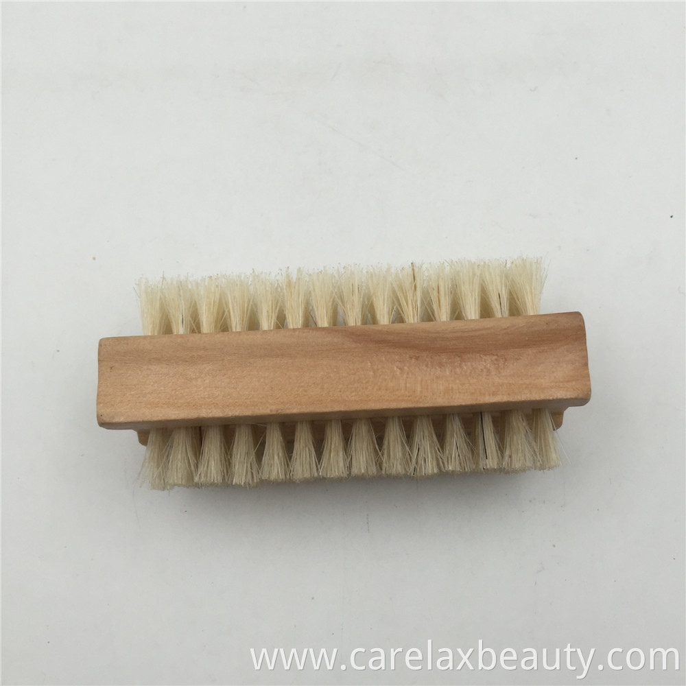 high quality natural wooden nail brush